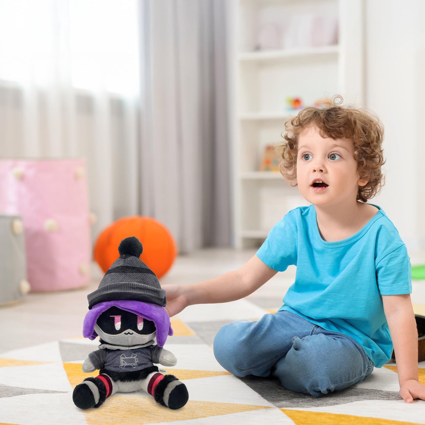 Adenzai Uzi Plush Toy – Cute Cartoon Plush Doll for Fans, Gift for Kids, Collectible Plush