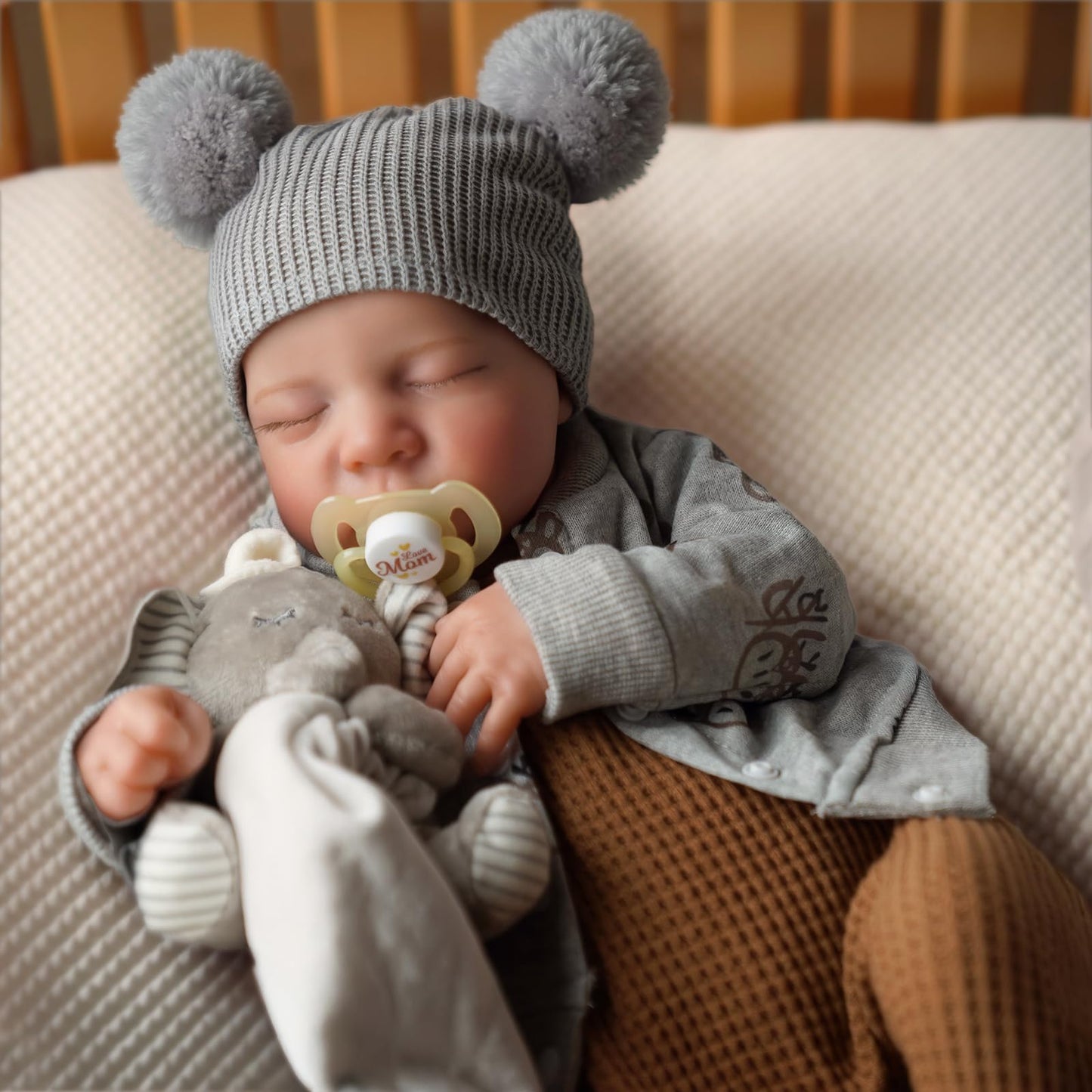 ADFO Realistic Reborn Baby Doll Boy – 20-Inch Lifelike Soft Vinyl, Poseable Newborn Toy for Ages 3+