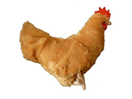 Adore Plush Buffy the Hen – 12-Inch Standing Chicken Plush Toy