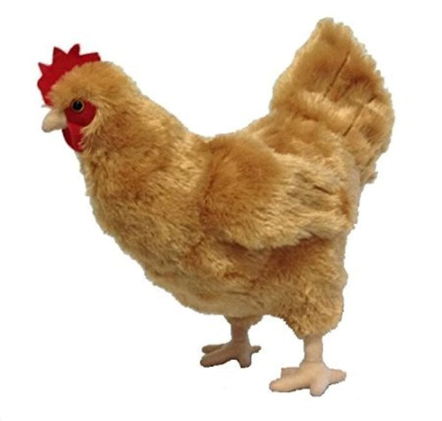 Adore Plush Buffy the Hen – 12-Inch Standing Chicken Plush Toy