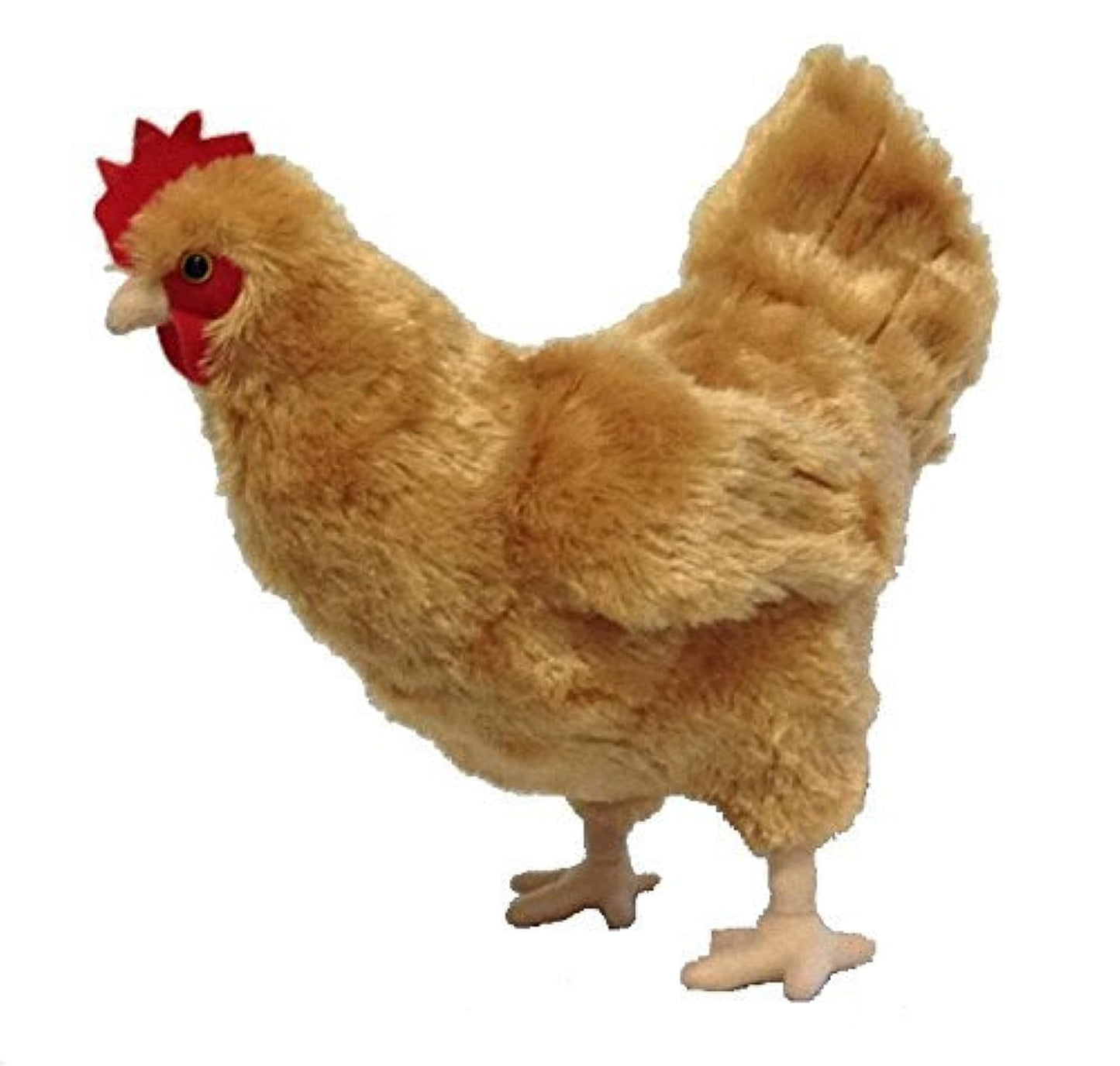 Adore Plush Buffy the Hen – 12-Inch Standing Chicken Plush Toy