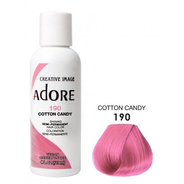 Adore Semi Permanent Hair Dye Colour - Vibrant, Ammonia-Free Colour & Shine for All Hair Types 118ml