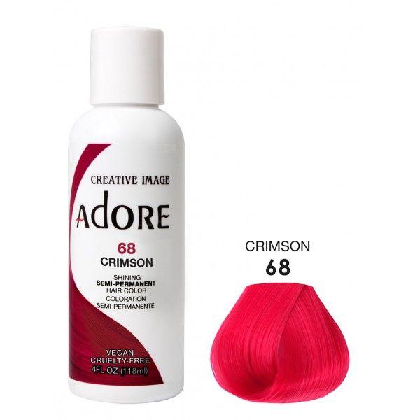 Adore Semi Permanent Hair Dye Colour - Vibrant, Ammonia-Free Colour & Shine for All Hair Types 118ml