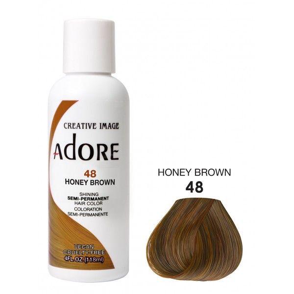 Adore Semi Permanent Hair Dye Colour - Vibrant, Ammonia-Free Colour & Shine for All Hair Types 118ml
