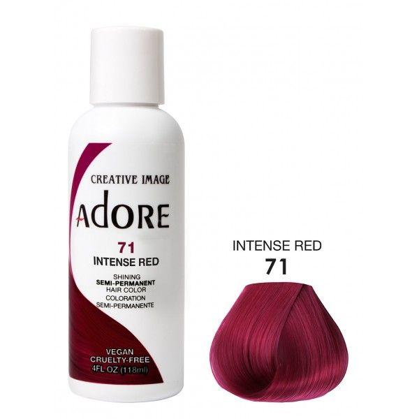 Adore Semi Permanent Hair Dye Colour - Vibrant, Ammonia-Free Colour & Shine for All Hair Types 118ml