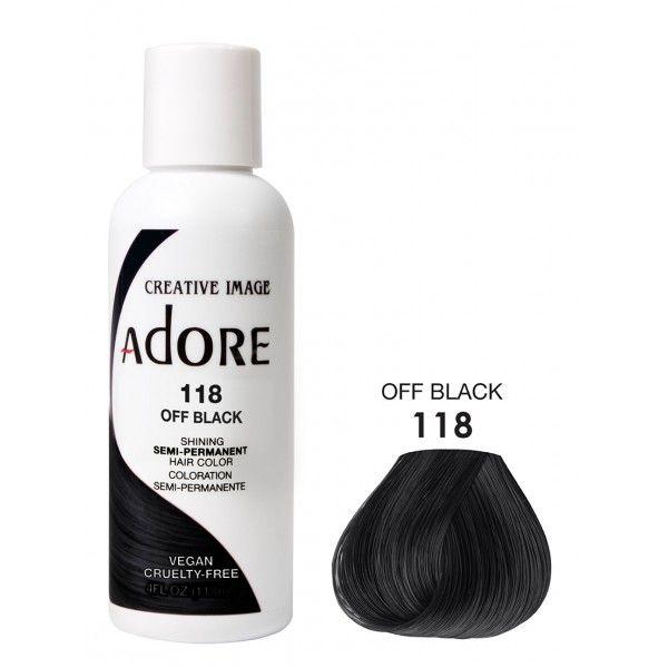 Adore Semi Permanent Hair Dye Colour - Vibrant, Ammonia-Free Colour & Shine for All Hair Types 118ml