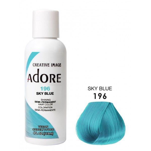 Adore Semi Permanent Hair Dye Colour - Vibrant, Ammonia-Free Colour & Shine for All Hair Types 118ml