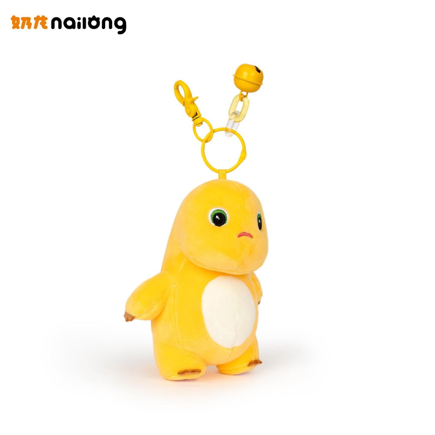 Adorlynetty Nailong Dinosaur Plush Toy – Soft, Safe Backpack Pendant