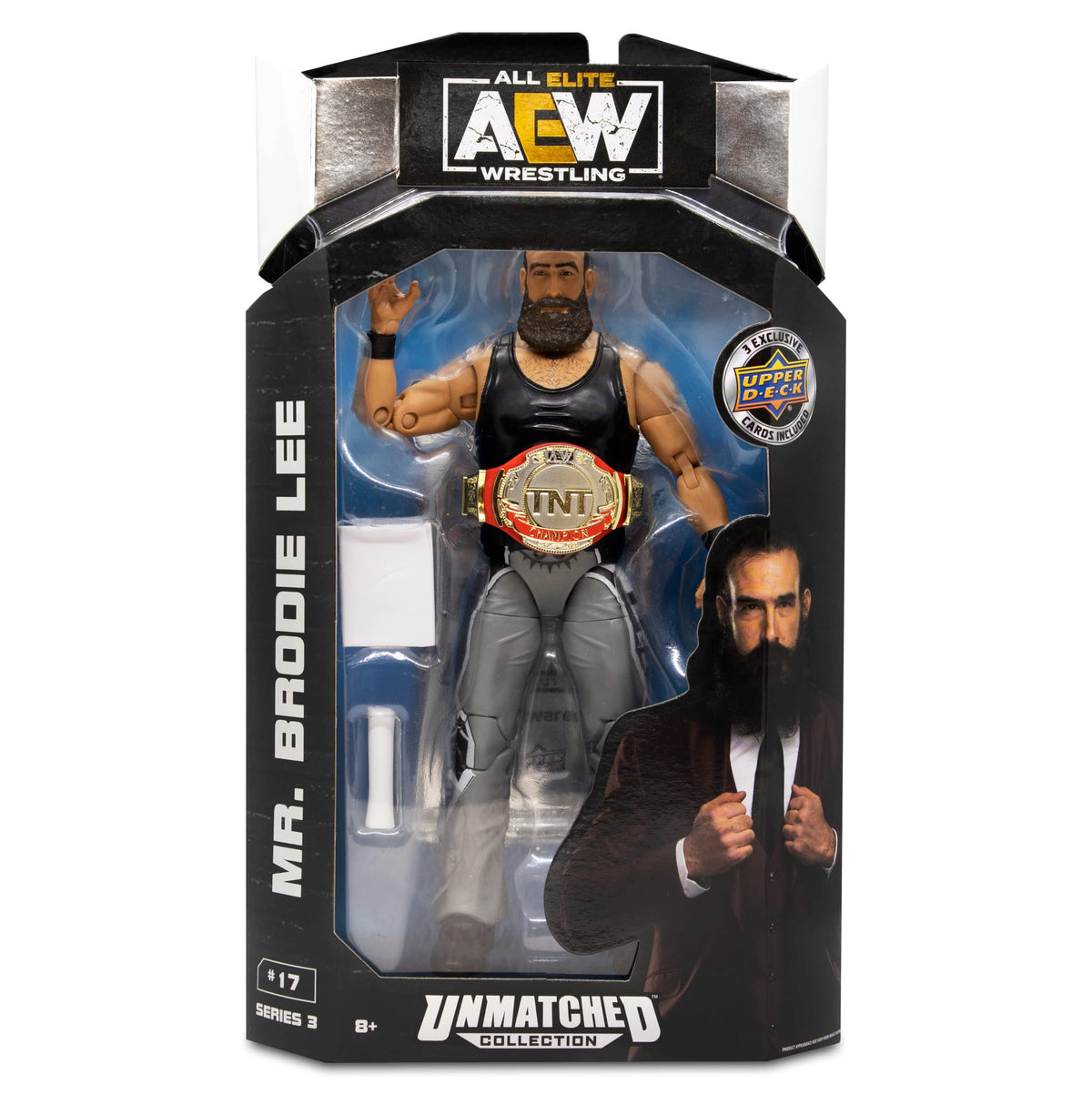 AEW 6-Inch Brodie Lee Figure with Accessories – Unmatched Collection Series 3 | Jazwares Licensed