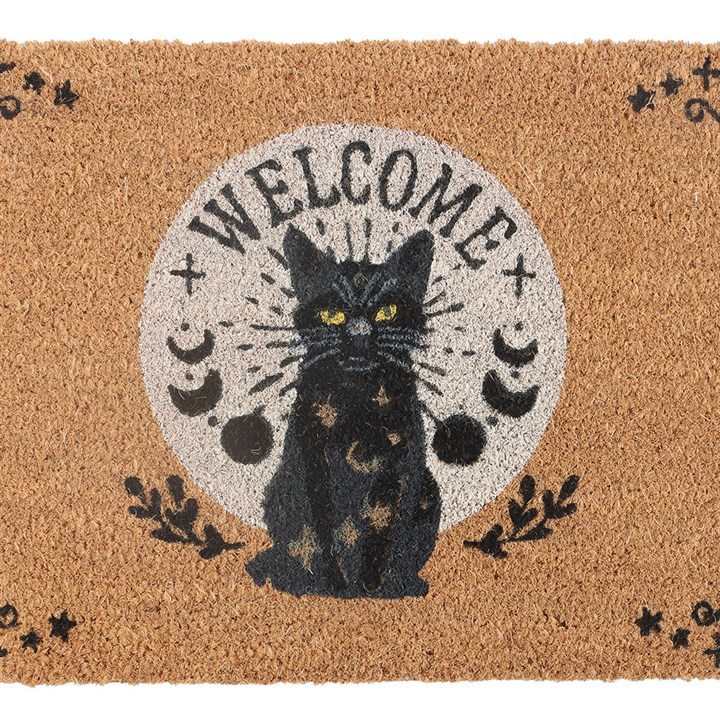Black Magick Cat Energy Doormat