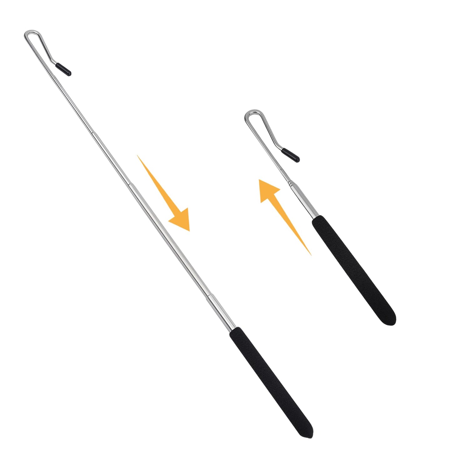Aecsze 2-Piece Adjustable Puppet Handles Arm Control Rods – Durable Stainless Steel with Rubber Grip