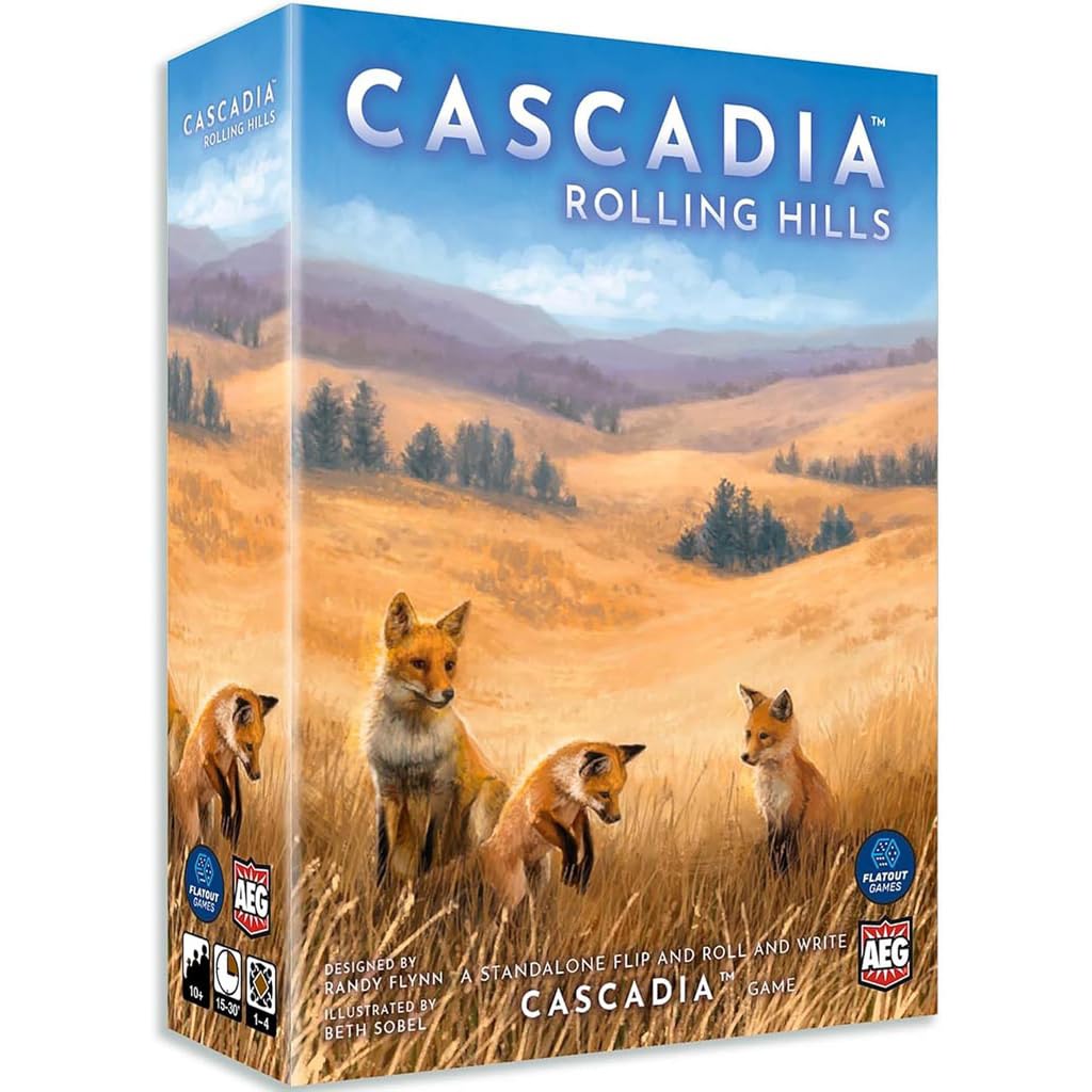 AEG Cascadia: Rolling Hills Roll & Write – PNW Habitat Puzzle