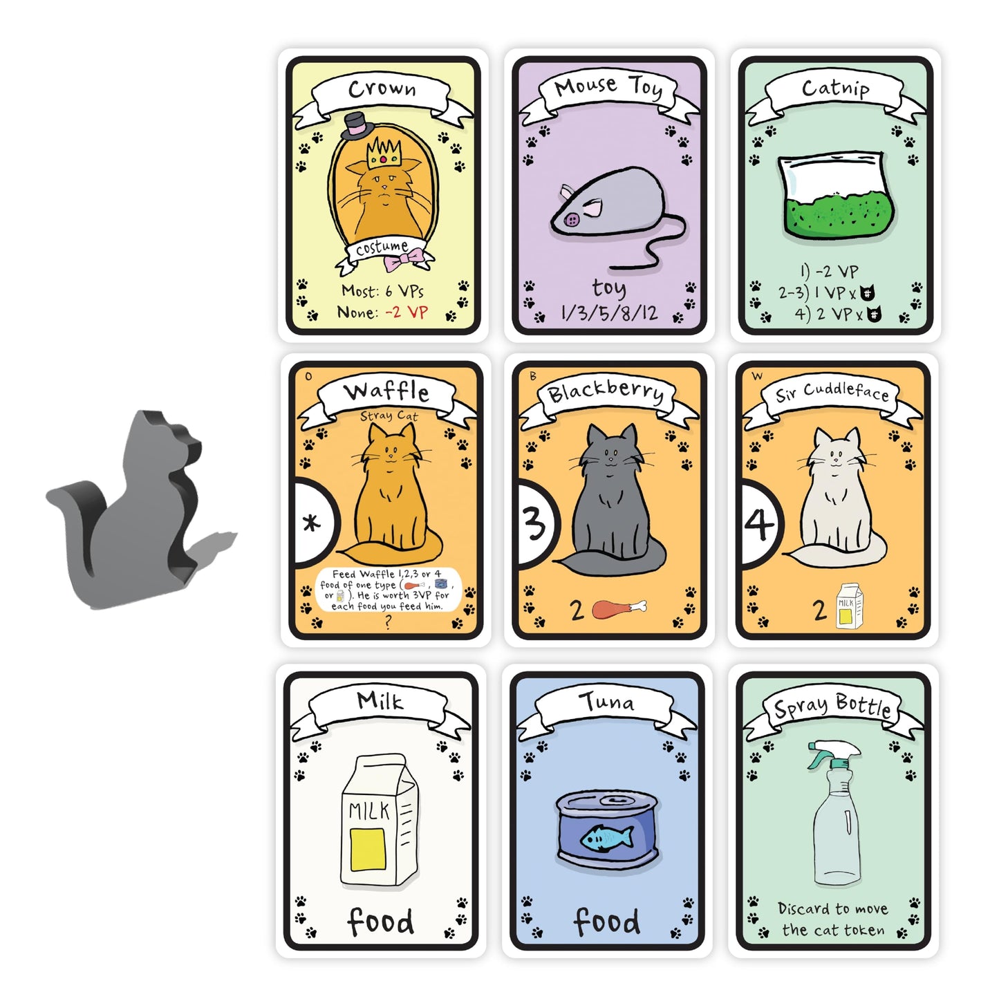 AEG Cat Lady Board Game | Family Card Drafting for 2-4 Players