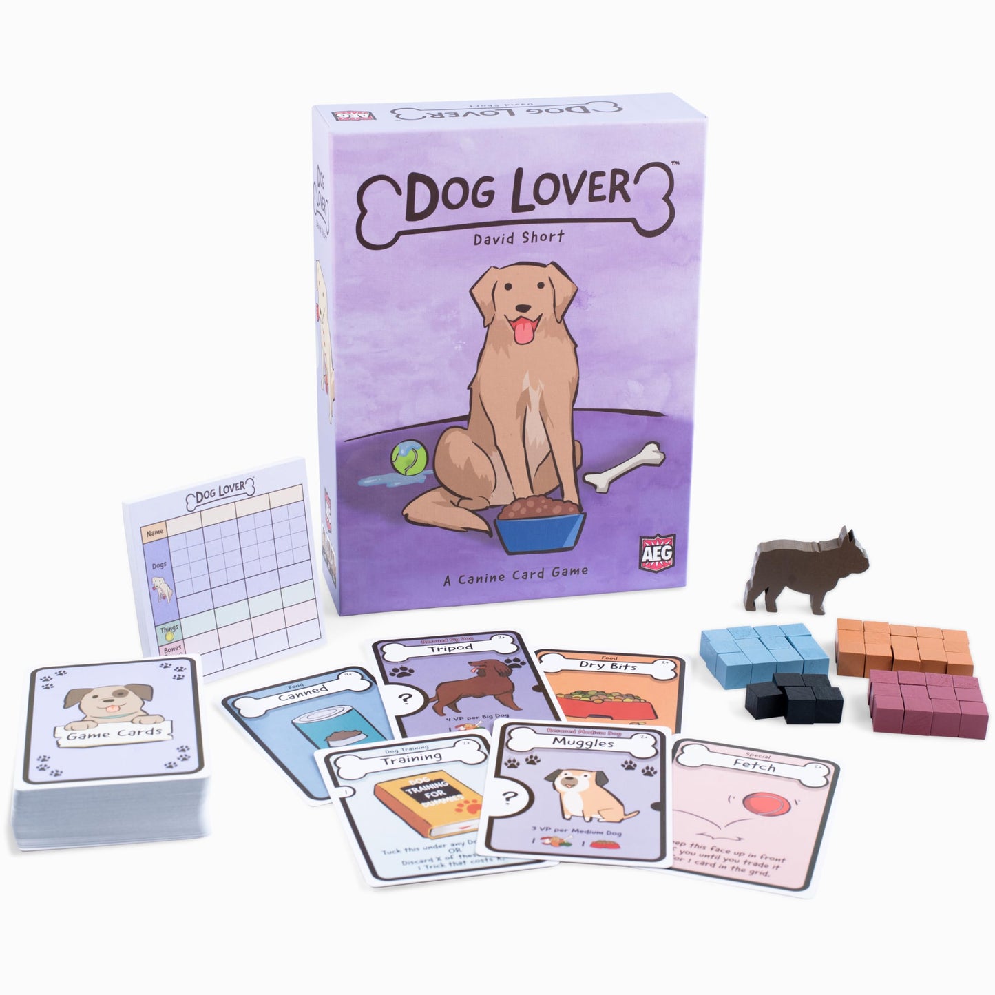 AEG Dog Lover | Family Card Drafting Game for 2-4 Players | 30-Minute Playtime
