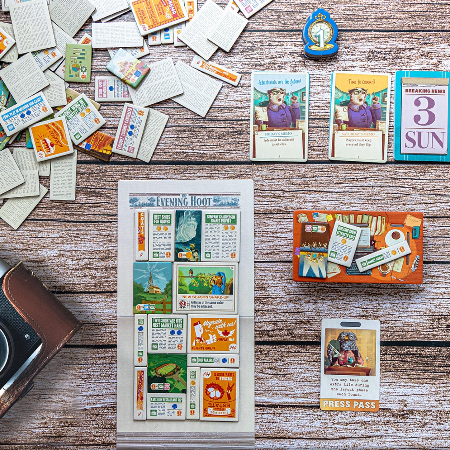 Fit to Print by AEG & Flatout Games — Build Your Newspaper in 15–30 Minutes