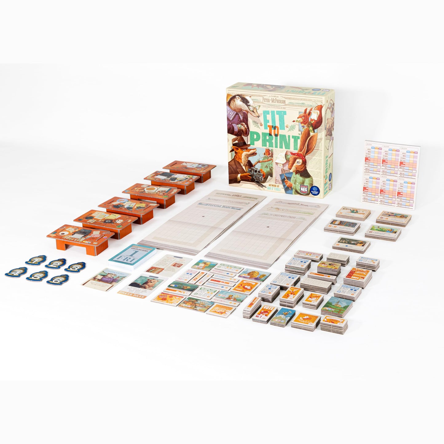 Fit to Print by AEG & Flatout Games — Build Your Newspaper in 15–30 Minutes