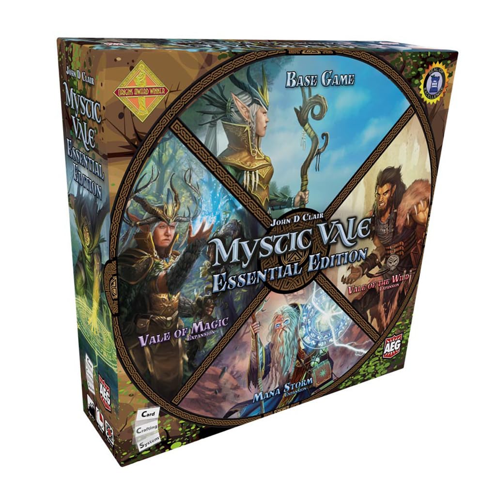 AEG Mystic Vale Essential Edition – Card Crafting Strategy Game (2-4 Players)