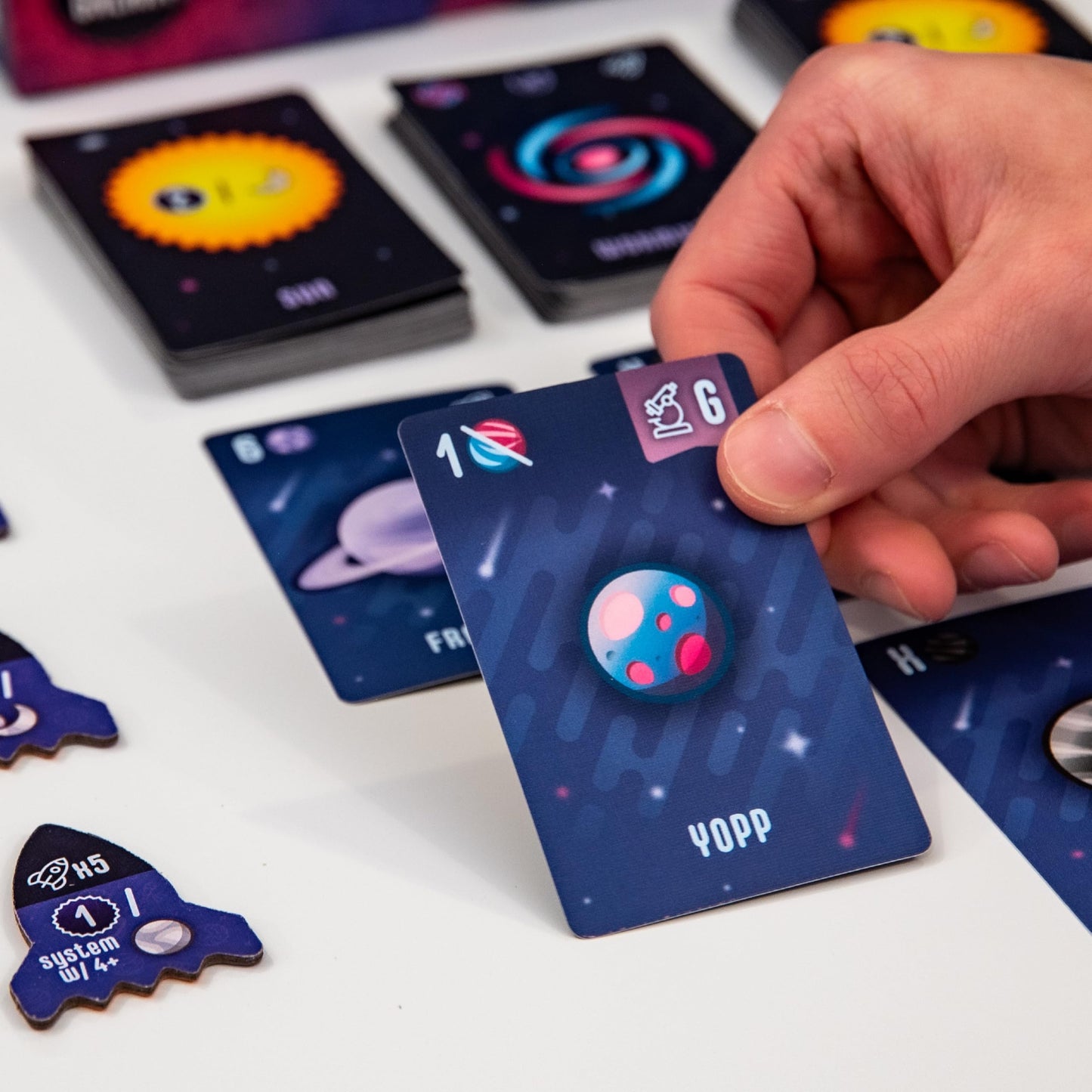 Point Galaxy — AEG & Flatout Games | Family Card Game for 1–5 Players, Ages 10+