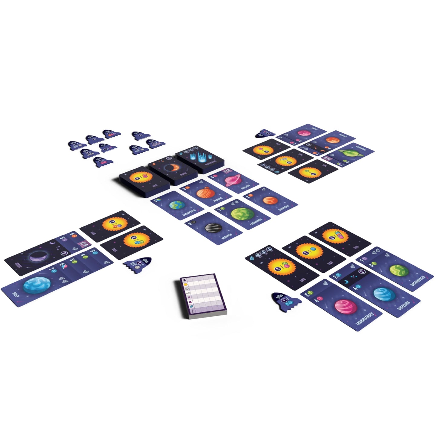 Point Galaxy — AEG & Flatout Games | Family Card Game for 1–5 Players, Ages 10+