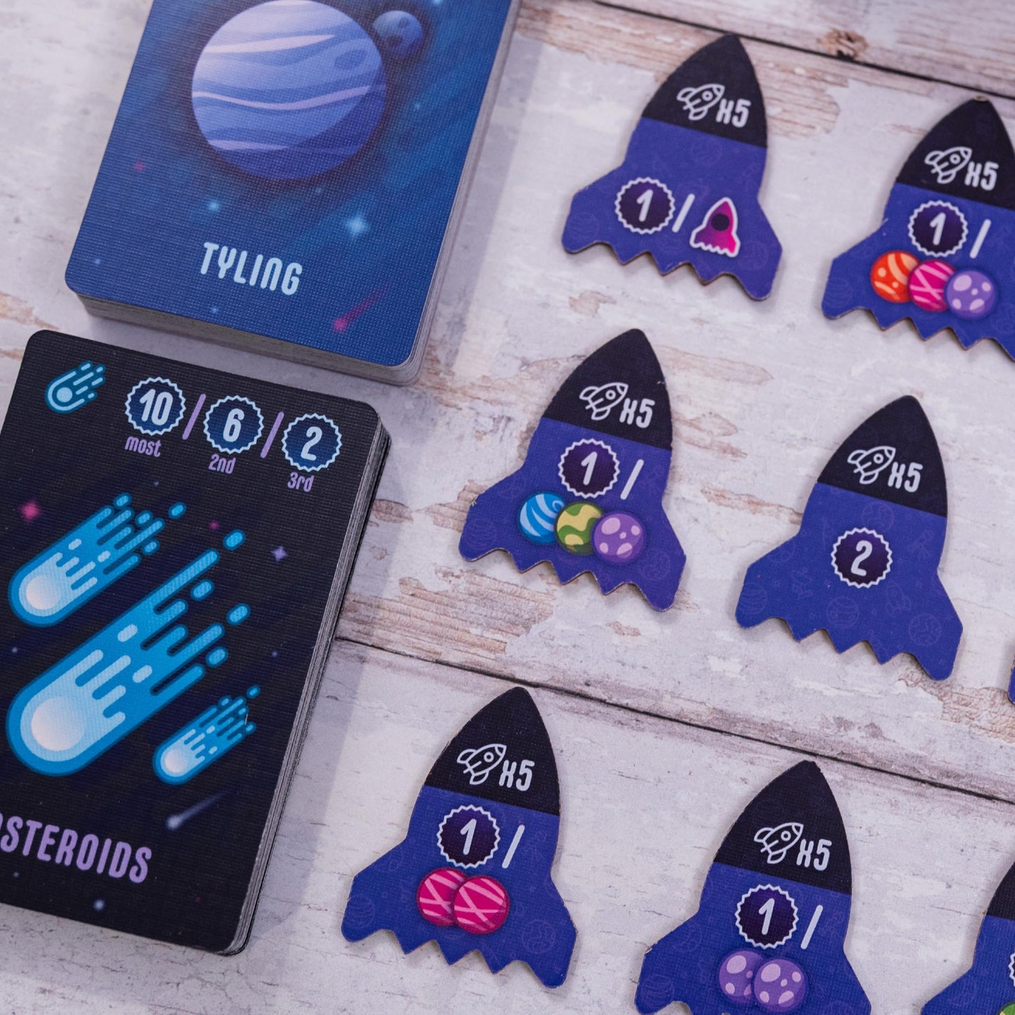 Point Galaxy — AEG & Flatout Games | Family Card Game for 1–5 Players, Ages 10+
