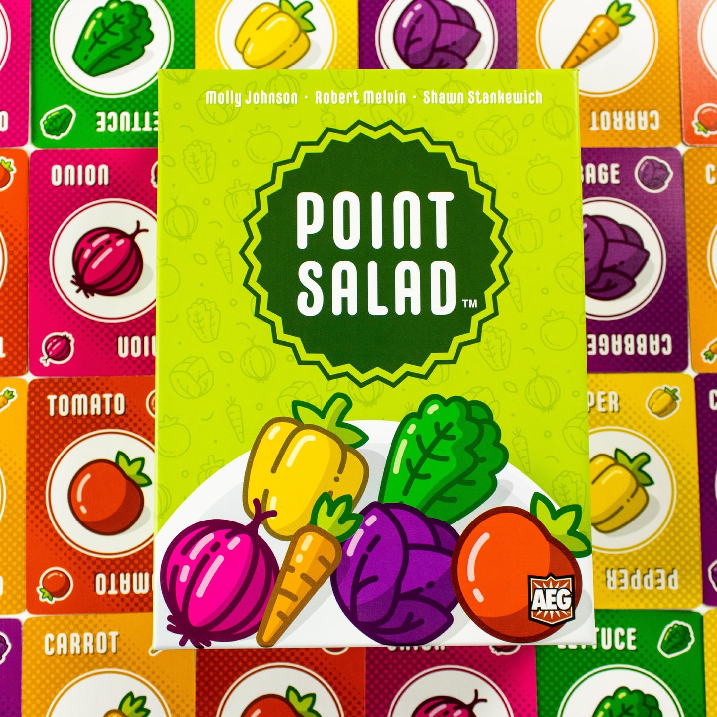 Point Salad by AEG & Flatout Games — Award-Winning Card Drafting Family Game (2-6 players, ages 10+)