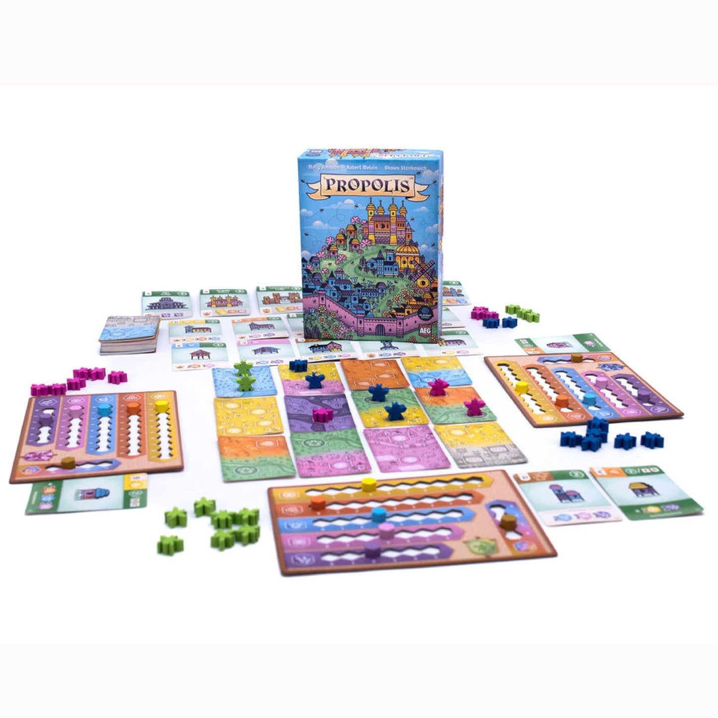 Propolis by AEG & Flatout Games — Big Engine Building Worker Placement in a Small Box | Ages 10+ | 1-4 Players
