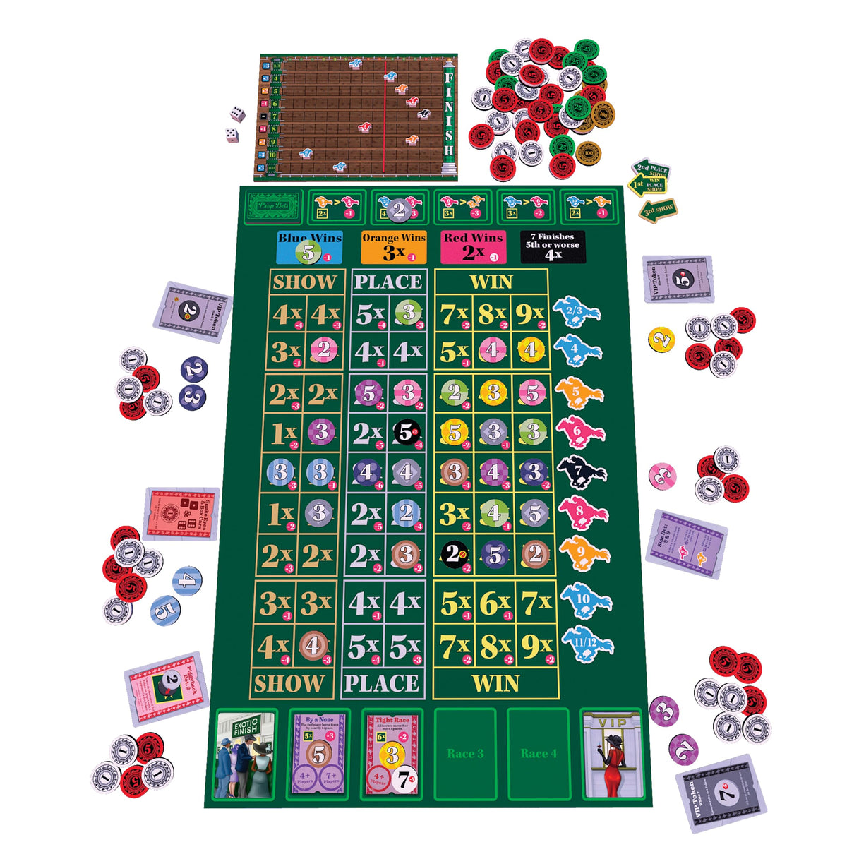AEG Ready Set Bet | Real-Time Dice Betting Party Game for 2-9 Players