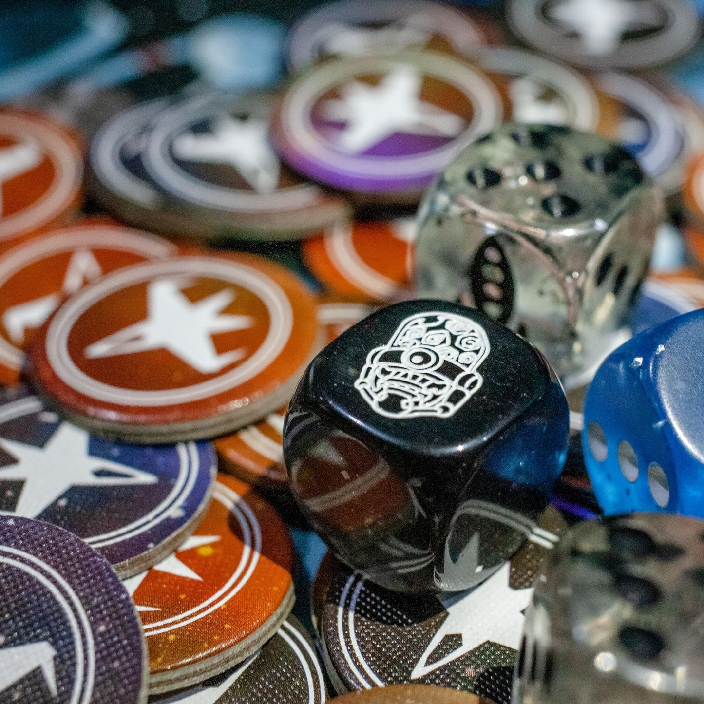 AEG Space Base – Space Exploration Engine-Building Dice Game for 2-5 Players (Ages 10+)