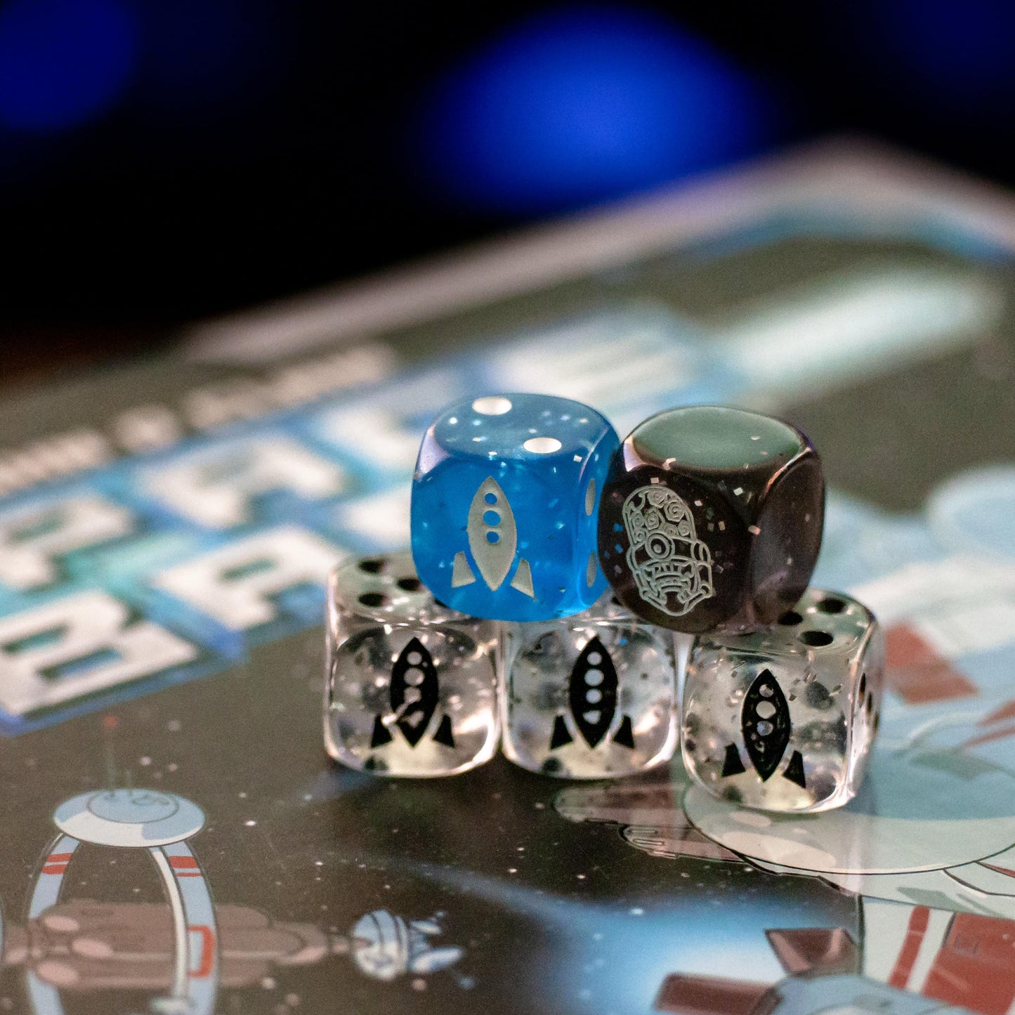 AEG Space Base – Space Exploration Engine-Building Dice Game for 2-5 Players (Ages 10+)