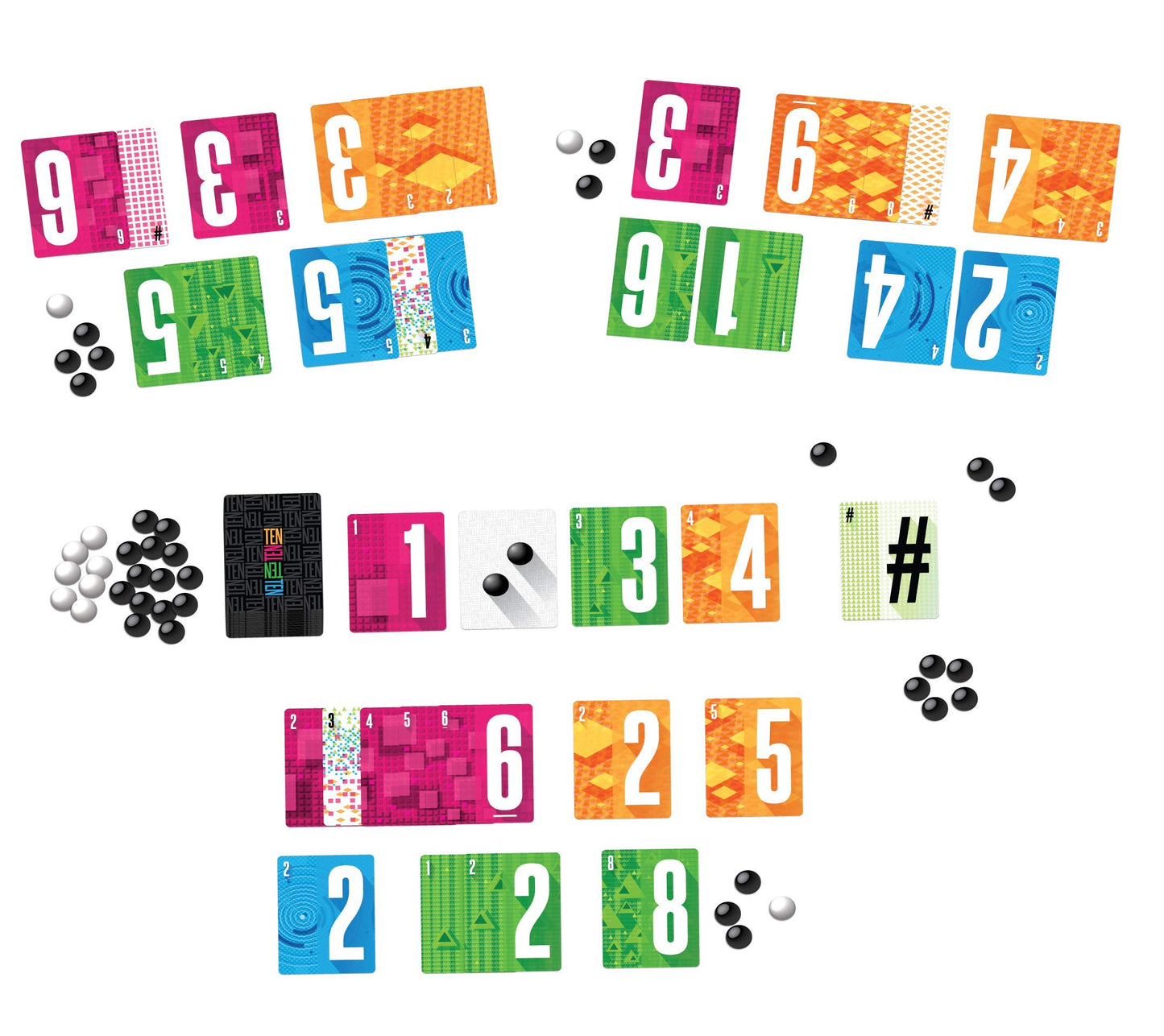 AEG Ten | Push Your Luck Card Game for The Whole Family | Easy to Learn | 2-6 Players | Ages 10+