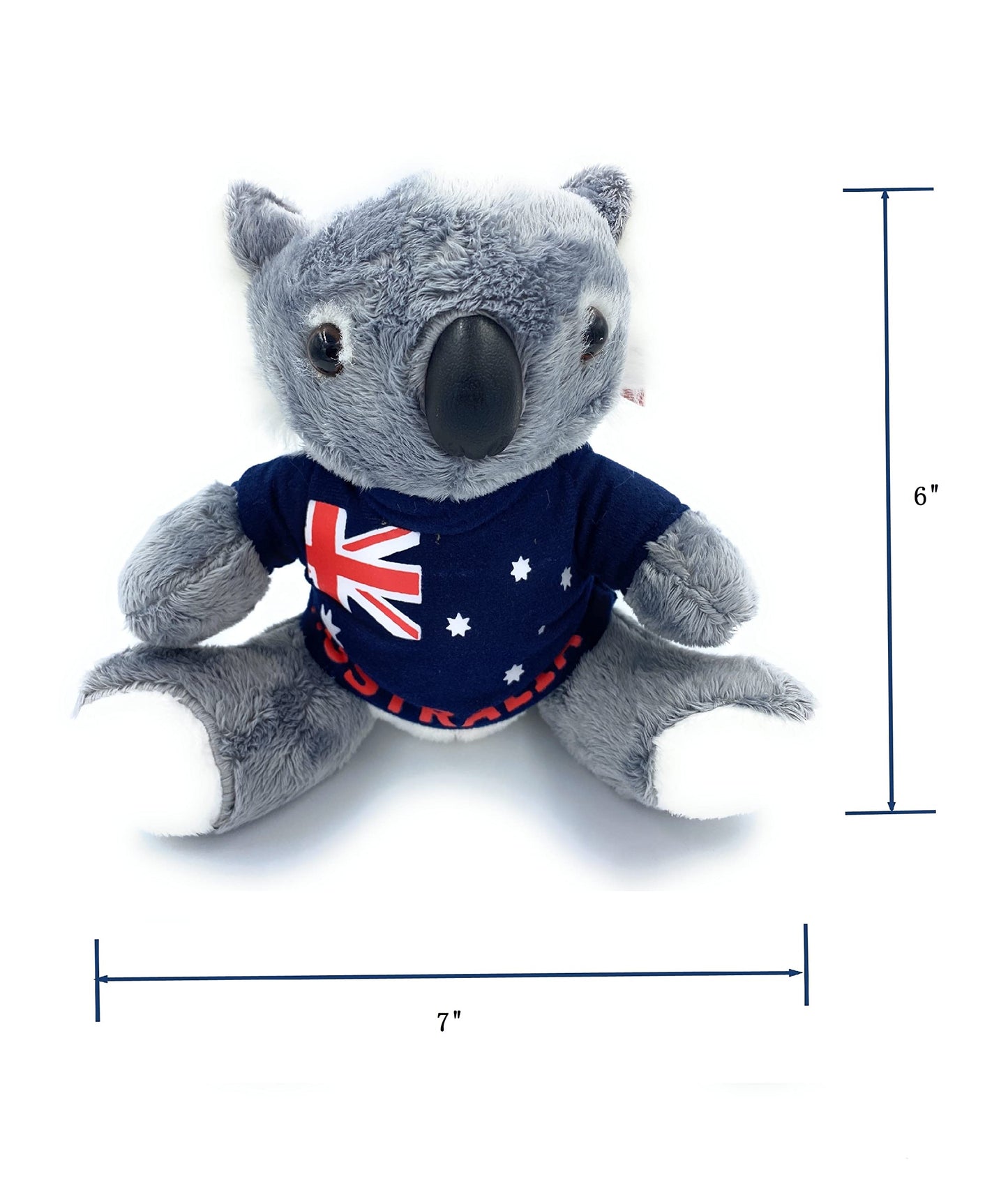 Aeisage Koala Stuffed Animal - 6-Inch Plush Koala with T-Shirt