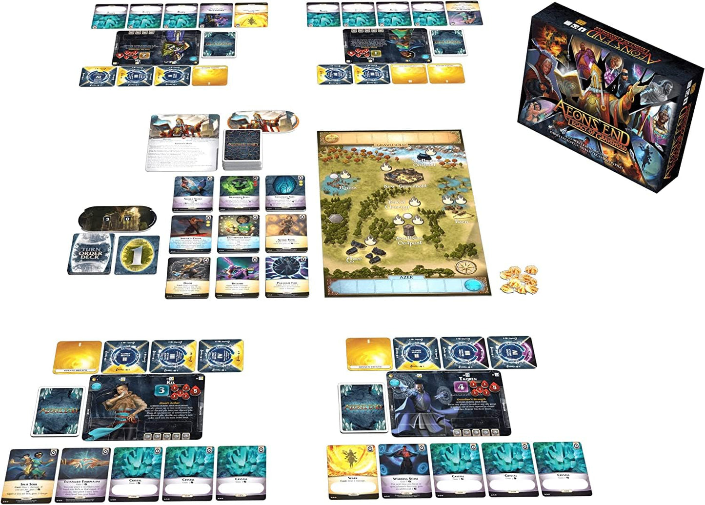 Aeon’s End: Legacy of Gravehold | Legacy Card Game for 1-4 Players | 60 Min | Indie Boards and Cards