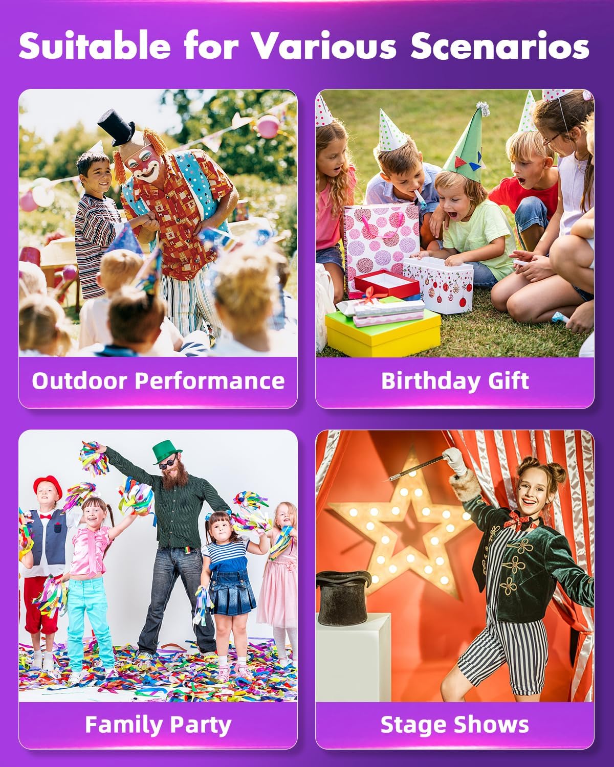AEROQUEST Magic Kit for Kids – 300+ Tricks, Video Guides, Beginner Magician Set
