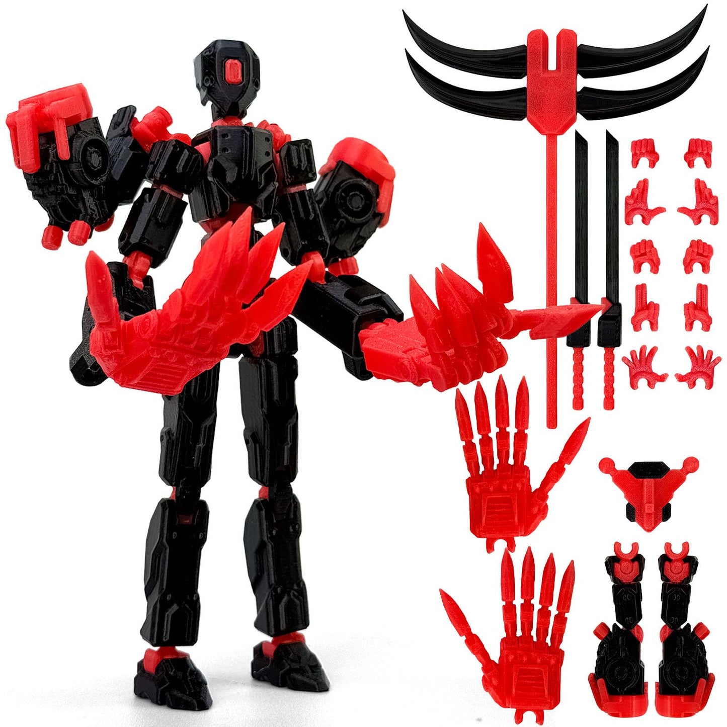 Aesinos T13 Assembly Completed Action Figure – 8-Inch Multi-Jointed Robot Collectible