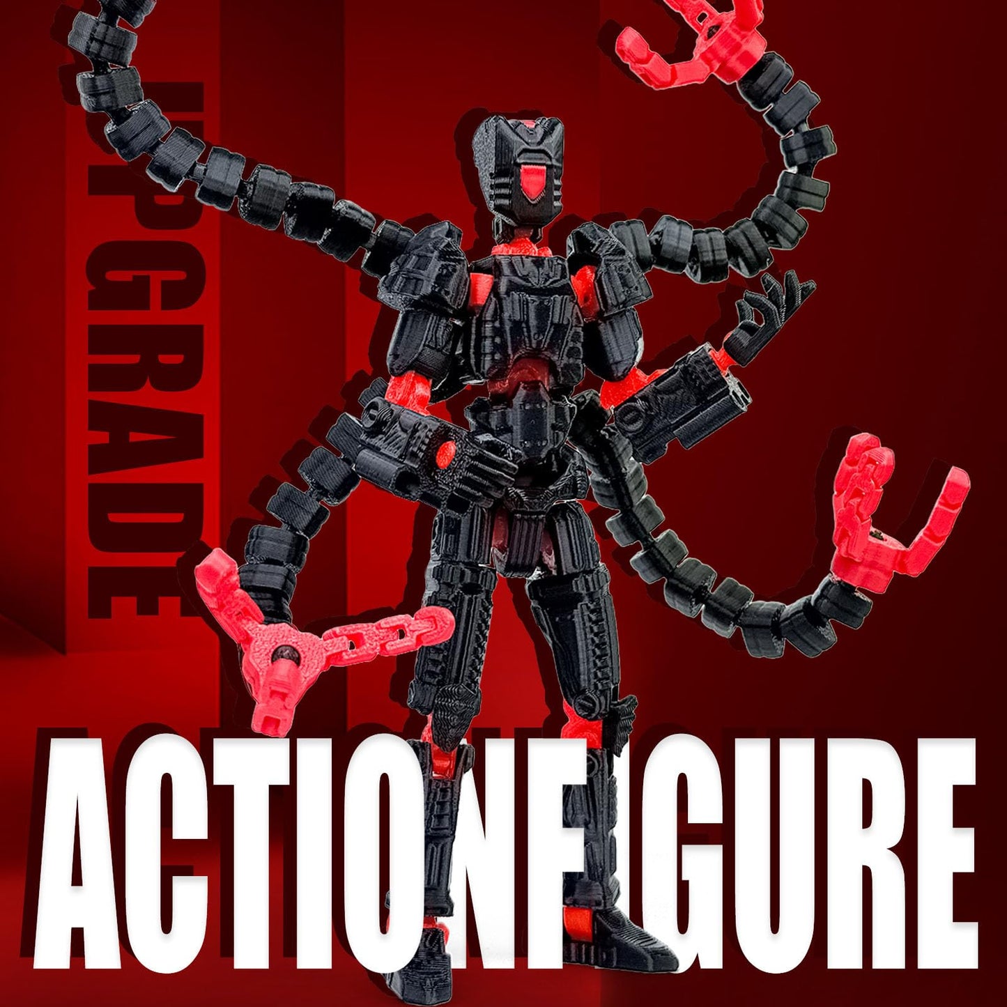Aesinos T13 Assembly Completed Action Figure – 3D Printed Nova 13 Robot for Game Lovers