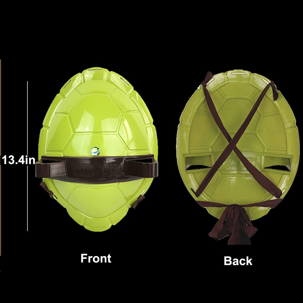Aexfuma Turtle Shell Kids Costume – Red Ninja Hero Cosplay for Halloween & Parties