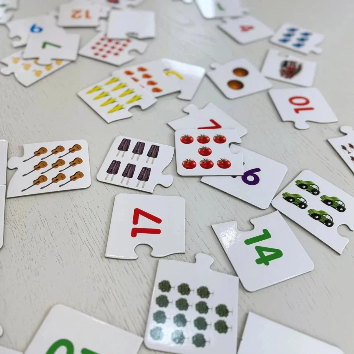 Match it! Counting Puzzle Cards