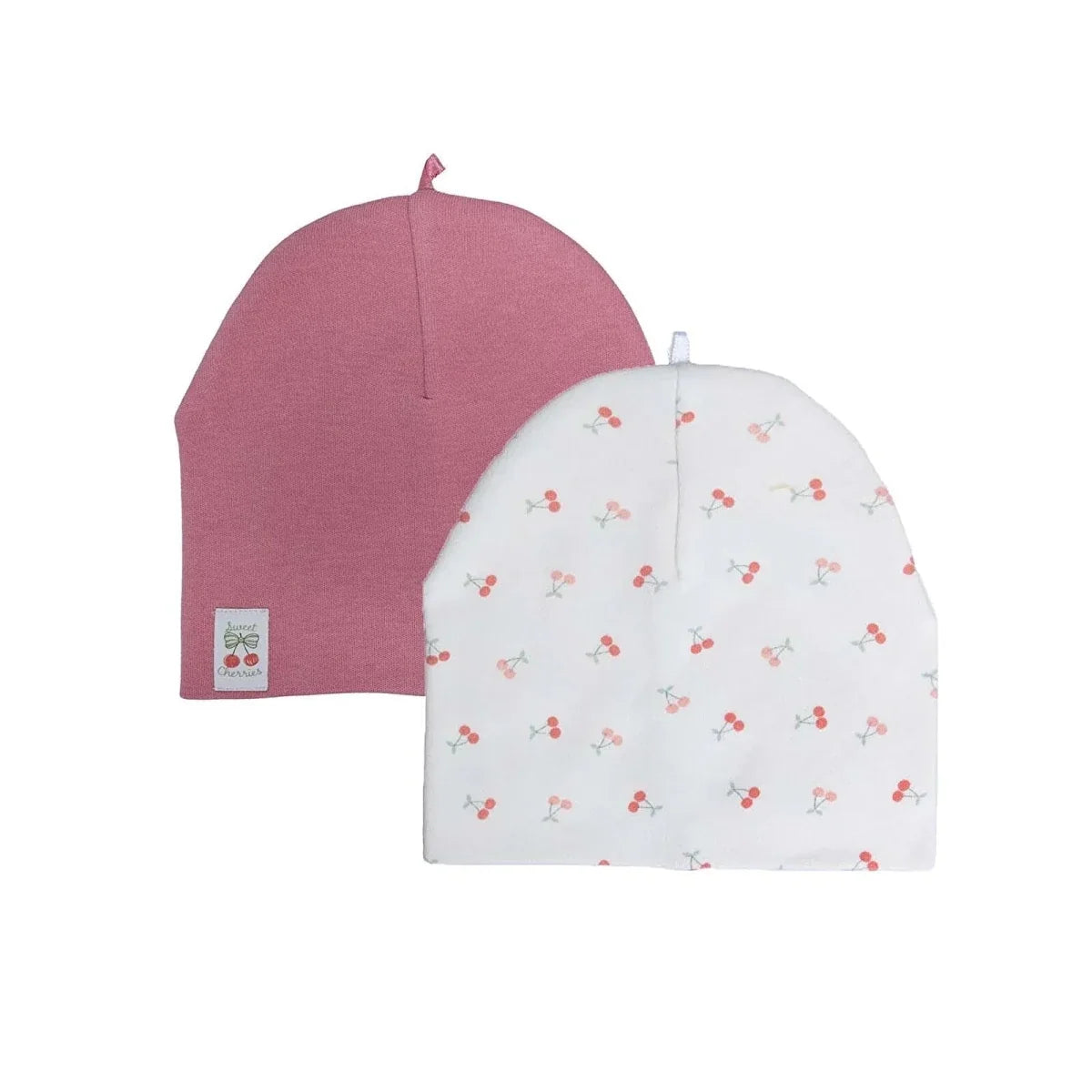 Little Plane Girls 2-Pack Hat Cherry - Light Rose