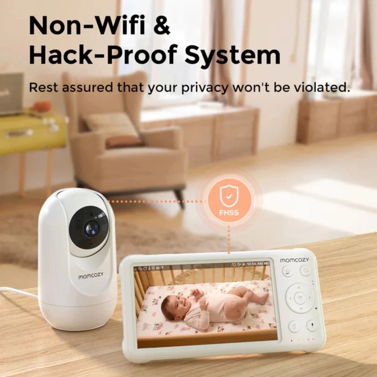 Momcozy BM01 5" Baby Monitor & Camera