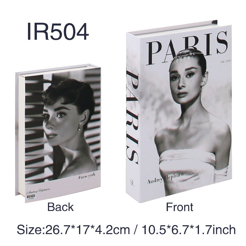 Fashion Simple Style Prop Books Fake Book Magazine Ornaments