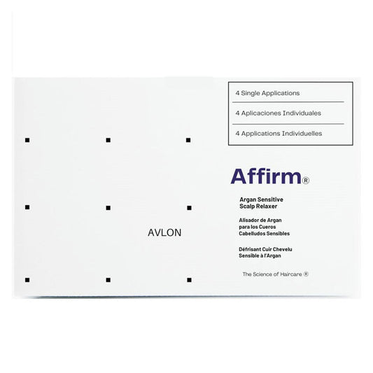 Affirm Argan Sensitive Scalp Relaxer: Gentle Straightening & Nourishment for Sensitive Scalps (4 Applications)