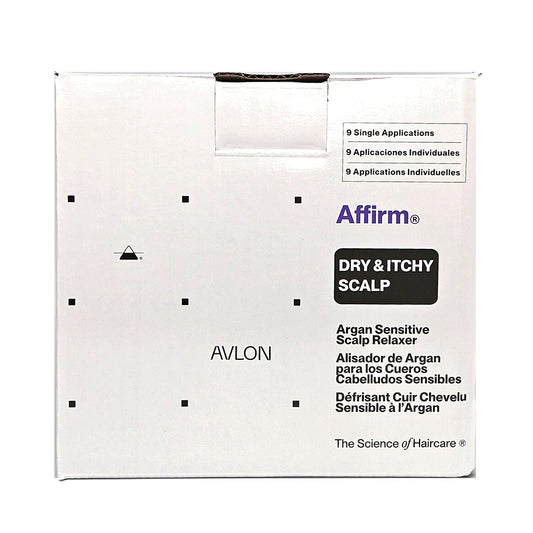 Affirm Dry & Itchy Sensitive Scalp Crème Relaxer for Soothing Relief & Smooth Hair for Sensitive Scalps (9 Applications)