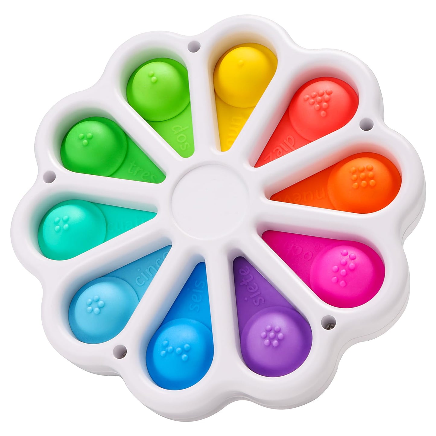 AFLUODN Pop Fidget Toys for Toddlers 1-3 | Sensory & Number Learning