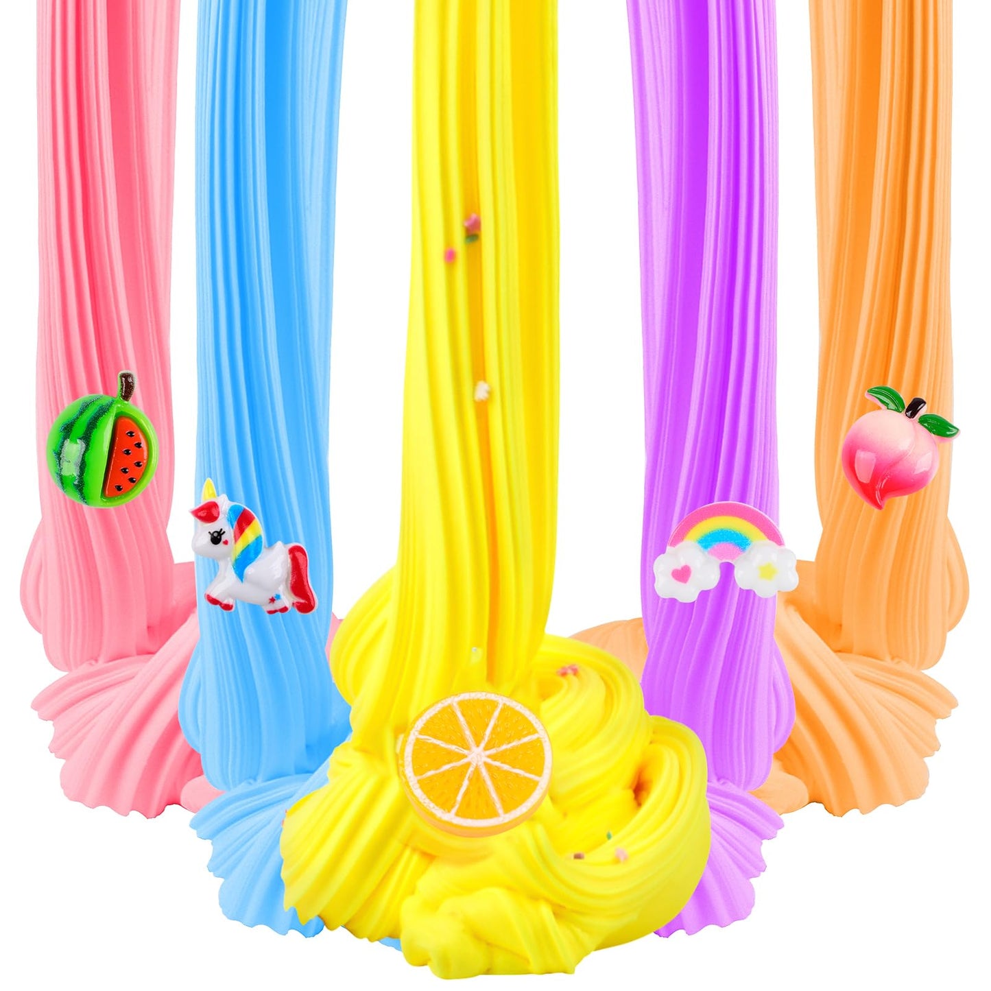 Afofall Butter Slime Kit 68-Pack – Non-Sticky, Super Soft Sludge for Party Favors