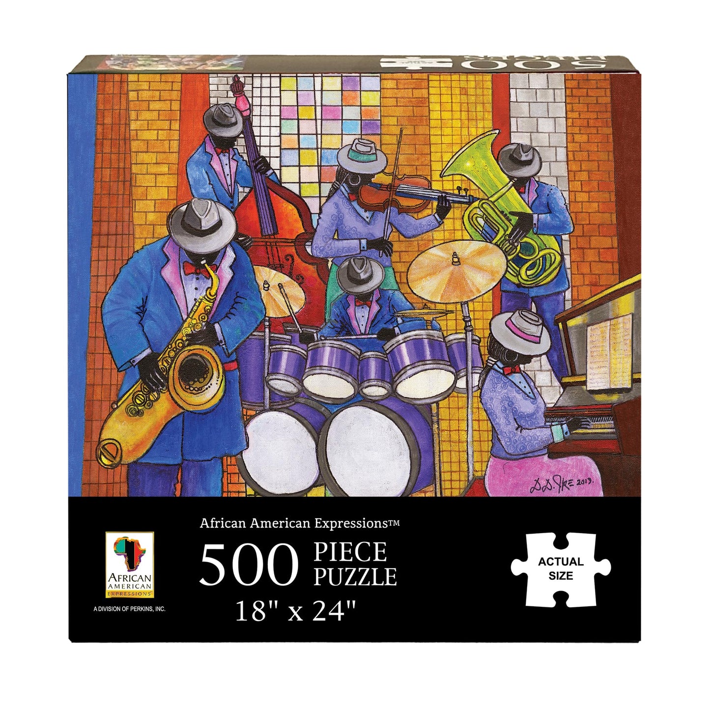African American Expressions 500-Piece Jazz Puzzle for Adults | Celebrating Black Jazz Culture