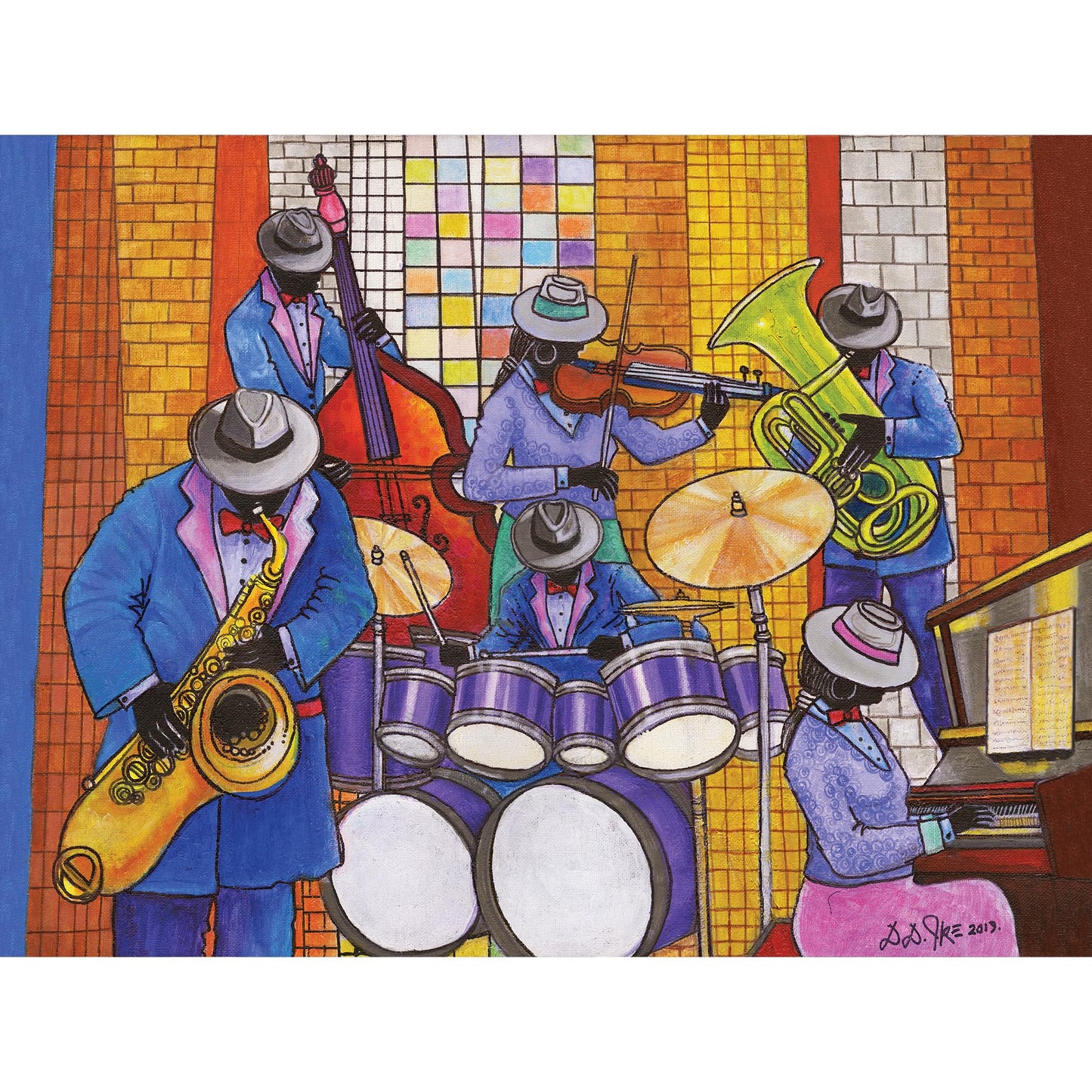 African American Expressions 500-Piece Jazz Puzzle for Adults | Celebrating Black Jazz Culture