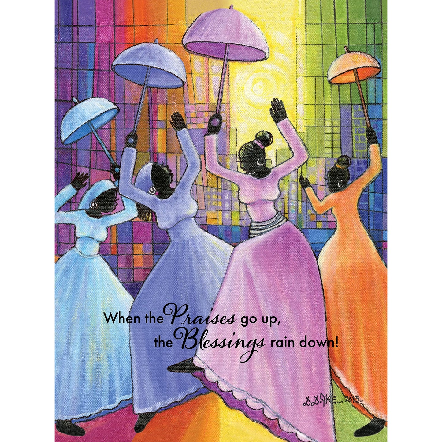 African American Expressions Praises Go Up Puzzle – 500-Piece Inspirational Jigsaw for Adults