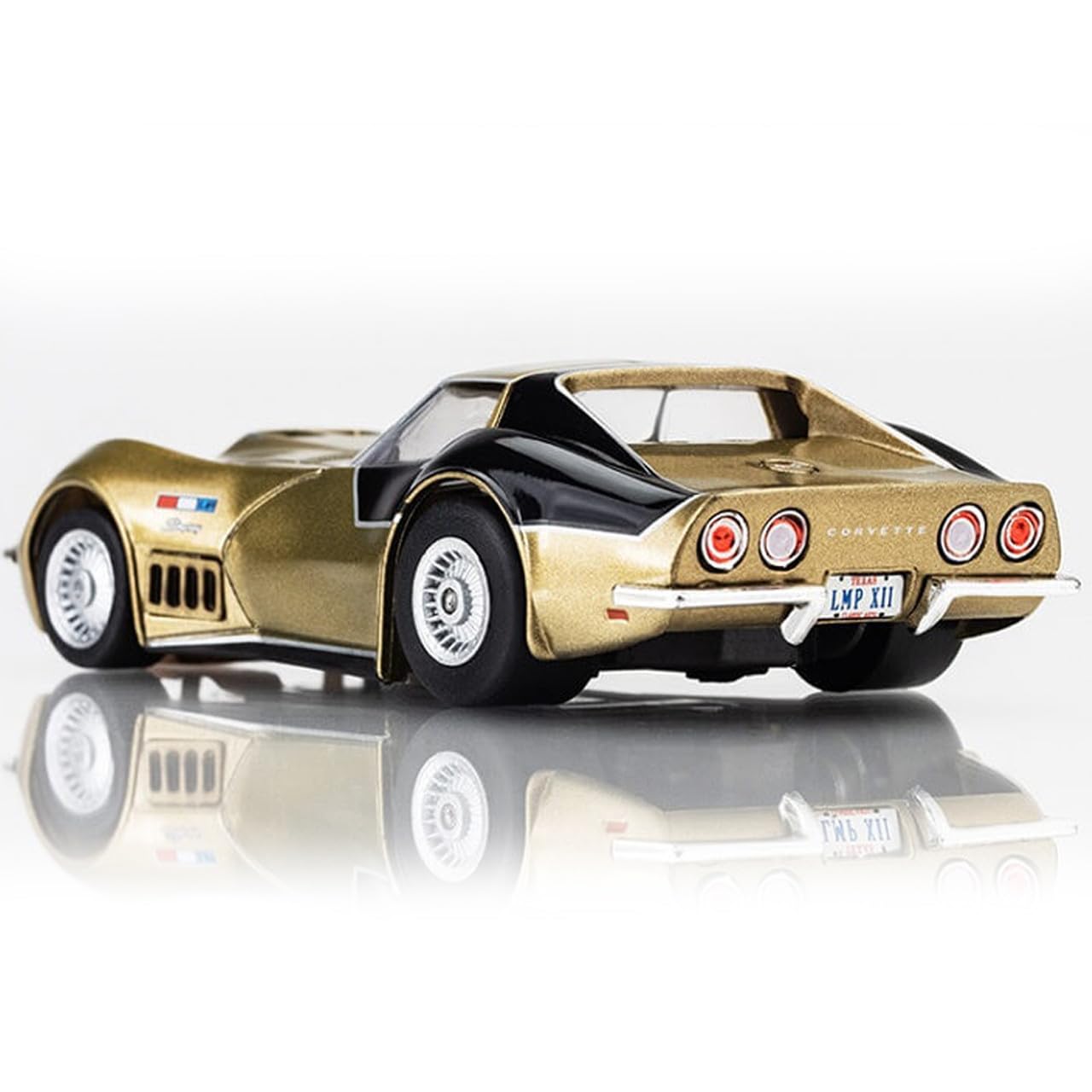 AFX 22093 Mega-G+ AstroVette LMP12 HO Slot Car Limited Edition Gold/Black