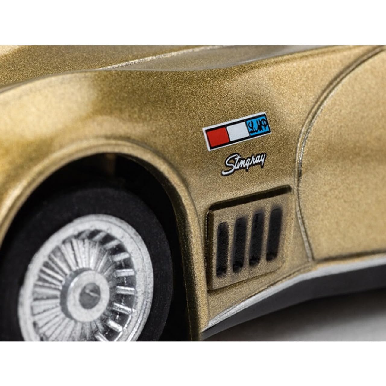 AFX 22093 Mega-G+ AstroVette LMP12 HO Slot Car Limited Edition Gold/Black