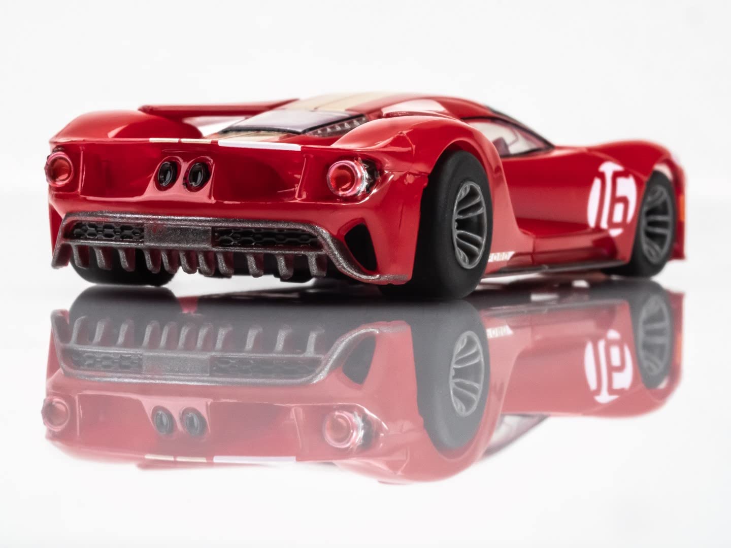 AFX Ford GT Heritage #16 HO Slot Car – Mega G+ Chassis & Race System